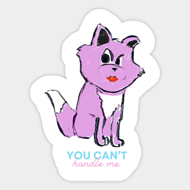 Sassy Pink Paws Sticker by Mermaid Cosmetics